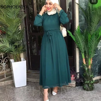 Ново записване, шифоновые вечерни рокли с дълъг ръкав Abendkleider 2023, Дубайское мюсюлманската рокля Abiye, дамски официални рокли, Vestidos de noche