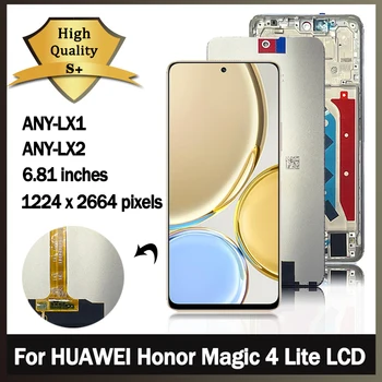 Оригинален За Huawei Honor Magic 4 Lite 4Lite LCD екран и Тъчпад Дигитайзер За Честта Magic4 Lite LCD ВСЕКИ-LX1 LX2 LX3