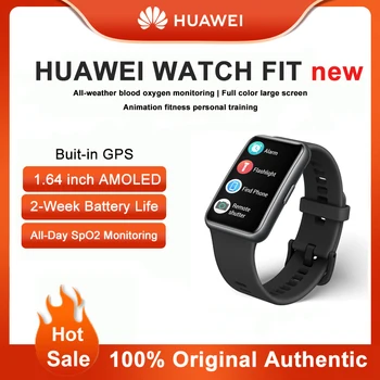 Оригинални часовници Huawei WATCH идеални за нови интелигентни часа Sports Health Management Модни цветни часовници с голям екран