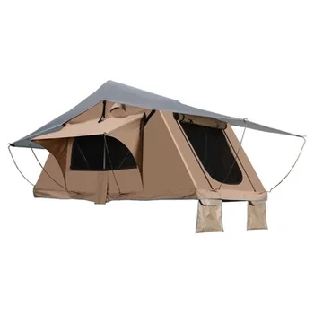 Палатка за покрива на автомобила в продължение на 2-3 човека, люк на покрива, палатка за покрива на автомобила
