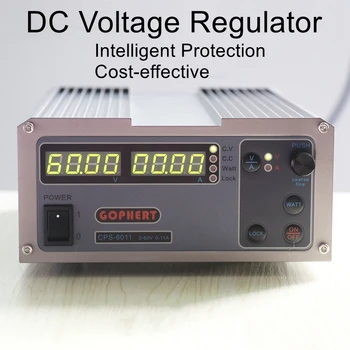 Регулируем източник на захранване dc CPS-6011 Регулируем импулсен източник на захранване 60V11A с постоянно напрежение и постоянен текущата станция