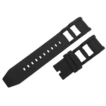 Сменяеми каишки за часовници Черно гривна на китката гривна силикон за фитнес водоустойчив